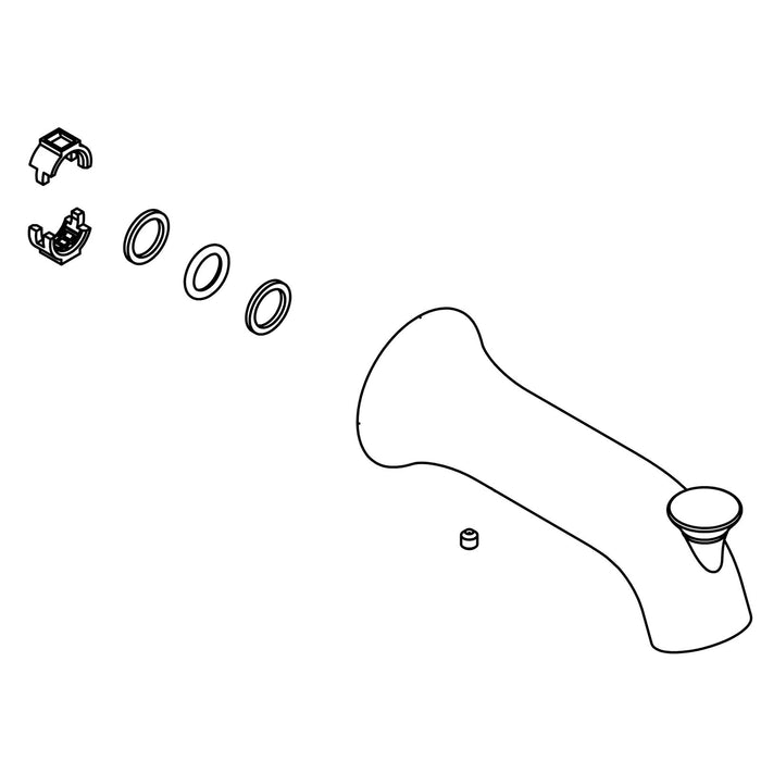 KOHLER K-1463154 Assembly, Bath Spout
