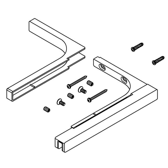 KOHLER K-1465440 Ll Corner Bracket Kit