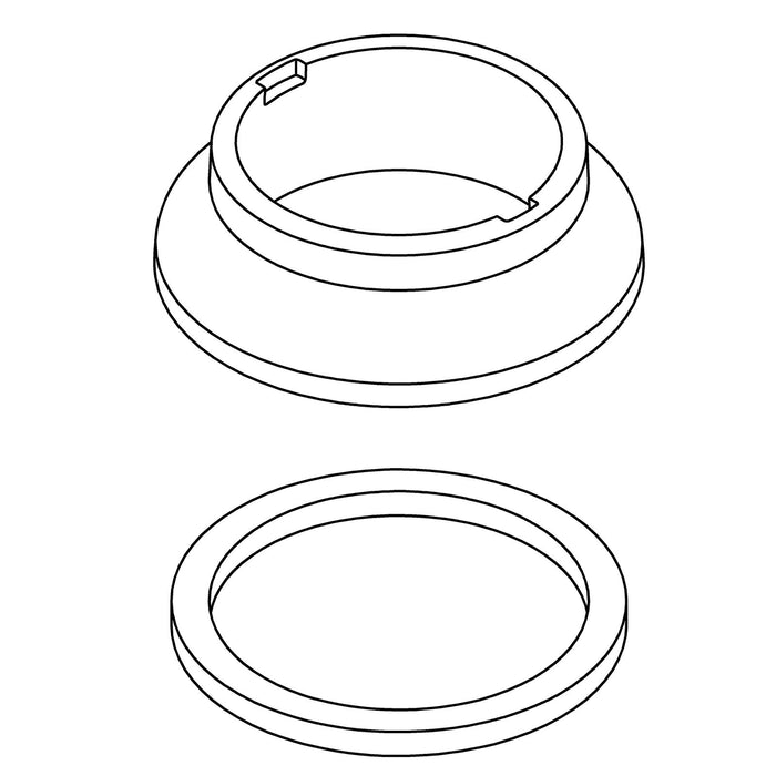 KOHLER K-1483383 One-Hole Escutcheon Kit