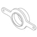 KOHLER K-1507372 Outlet Bracket - Cast Iron, Urinal
