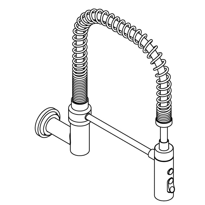 KOHLER K-1522204 Karbon Wall-mount Replacement Spout Kit
