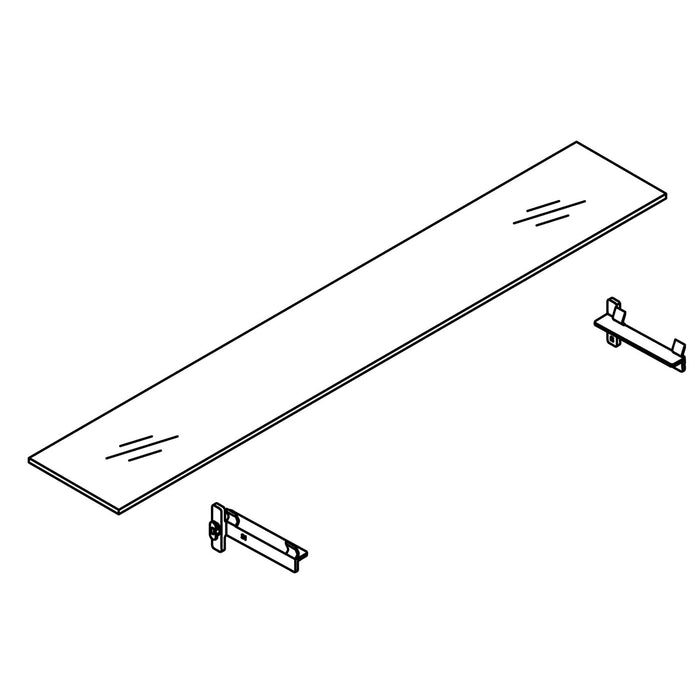 KOHLER K-1535469 Main Cabinet Glass Shelf Kits