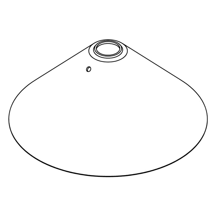 KOHLER K-1549026 Glass Shade, White Jade XL Pendant