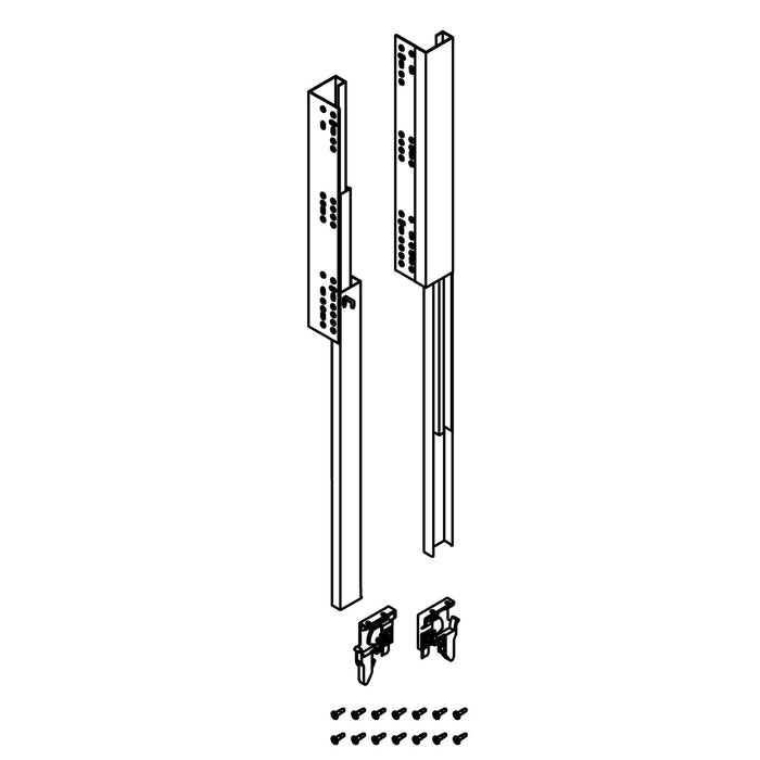 KOHLER K-1557933 Kit, 16IN Drawer Slides with Clips, Pair