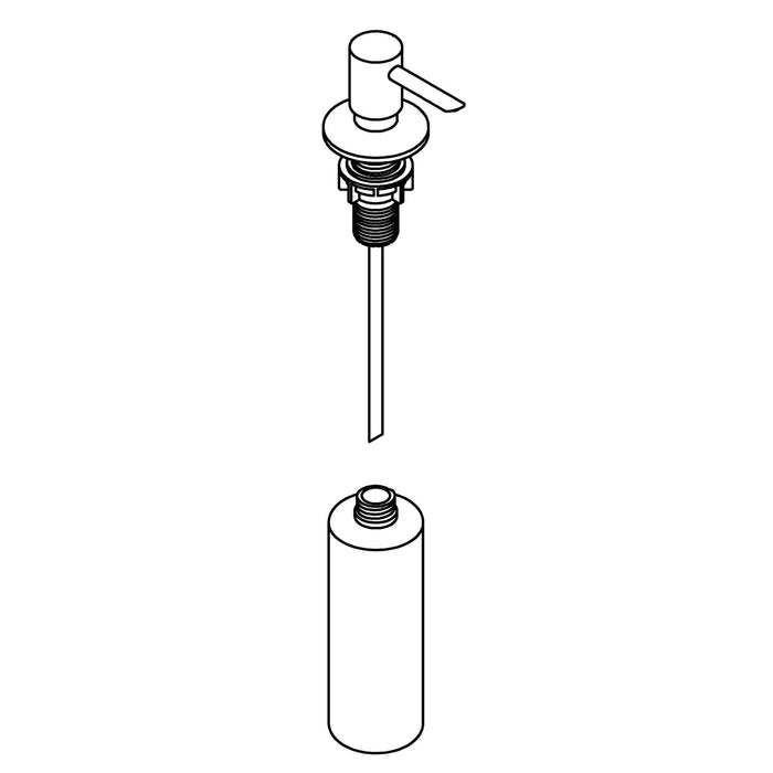 KOHLER K-1559000 Soap Dispenser Assembly