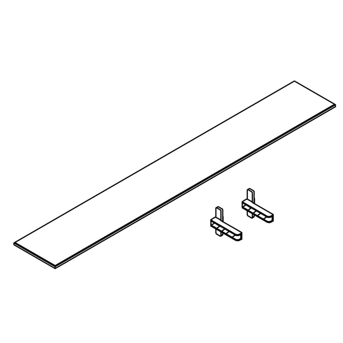 KOHLER K-1562200 Glass Shelf 30" Good (1 Shelf 2 Holders)