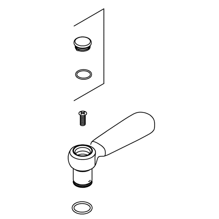 KOHLER K-1563351 Handle Kit, Hot