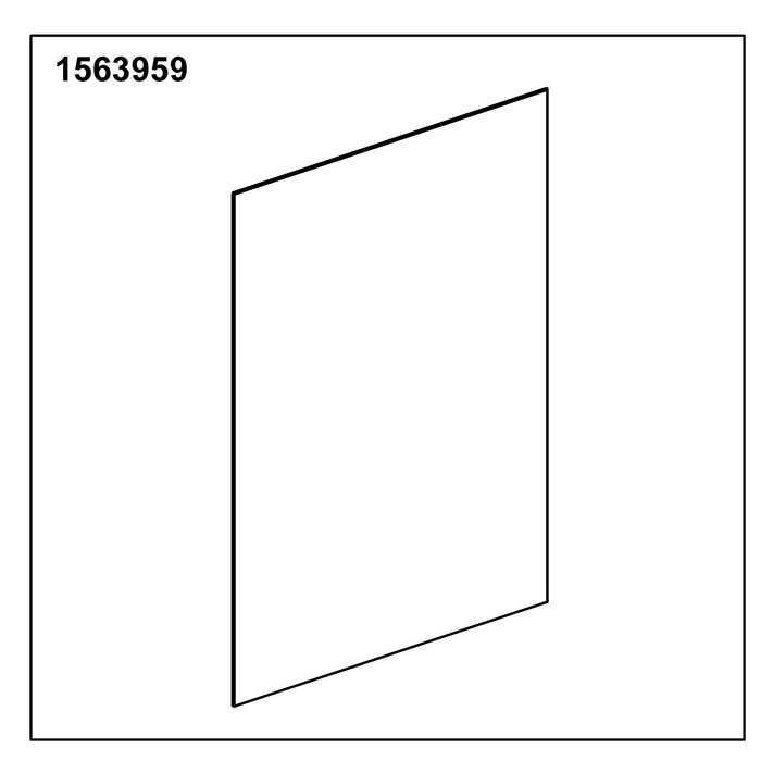 KOHLER K-1563959 Opp 15" x 26" Door Assembly