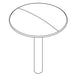 KOHLER K-1577780 One Piece Sink Hole Cover