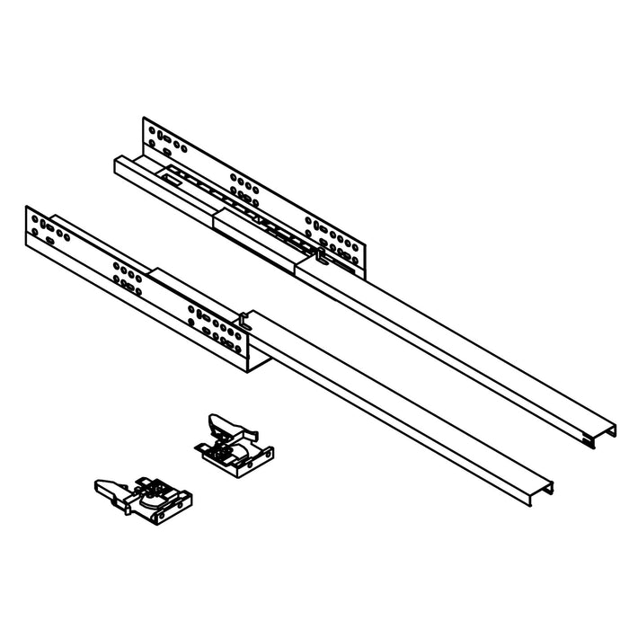 KOHLER K-1586763 450MM Pair Drawer Slides with Clips