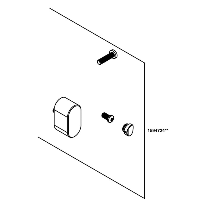 KOHLER K-1594724 Handshower Holder Service Kit