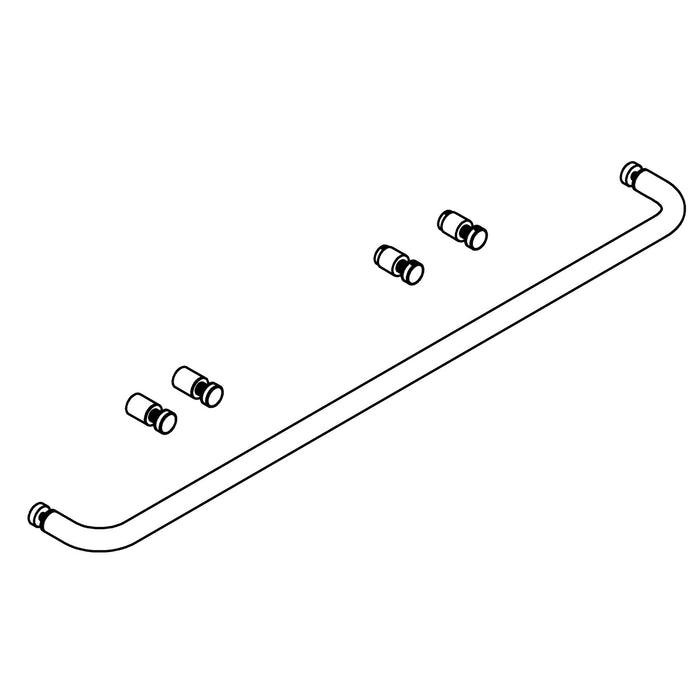 KOHLER K-1599686-04 Towel Bar 30" And Knob Kit