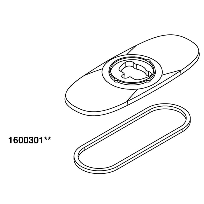 KOHLER K-1600301 Escutcheon Service Kit