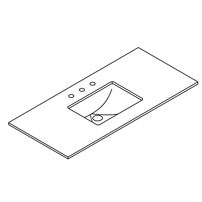 KOHLER K-1615793 49" Vanity Top And Lav Assembly