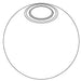 KOHLER K-1628408 Globe Glass Shade