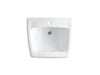 KOHLER K-1722 Chesapeake 19-1/4" x 17-1/4" wall-mount/concealed arm carrier bathroom sink with single faucet hole