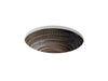KOHLER Derring 19-1/2" oval undermount bathroom sink
