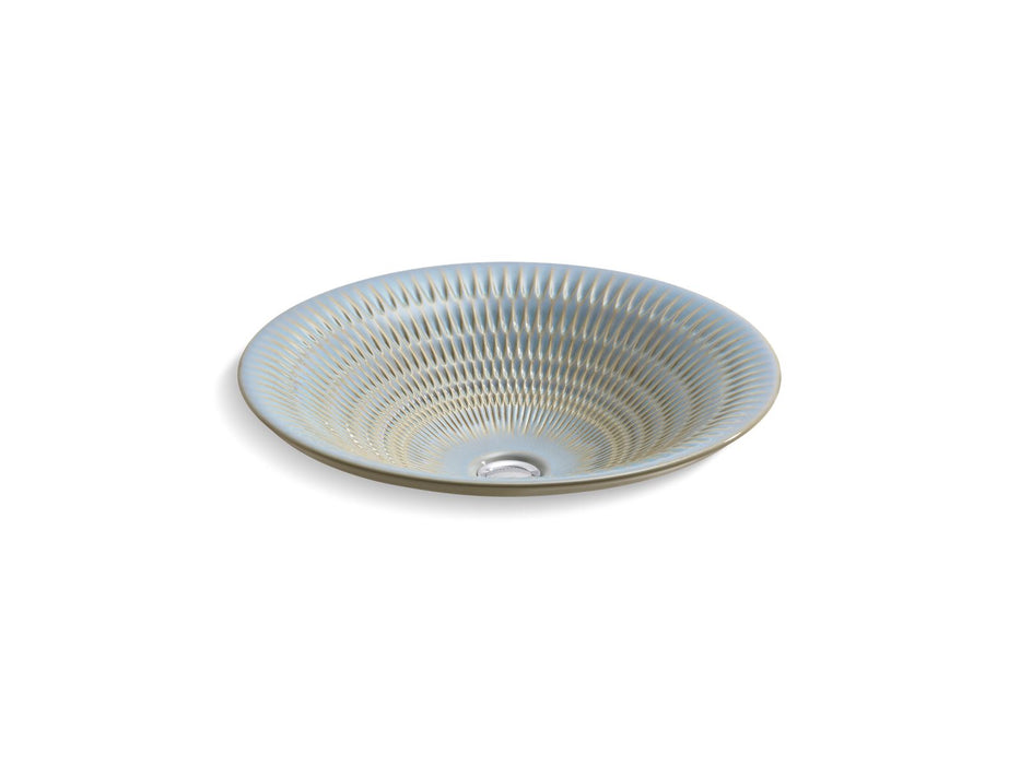 KOHLER Derring 17-3/4" round drop-in bathroom sink, no overflow