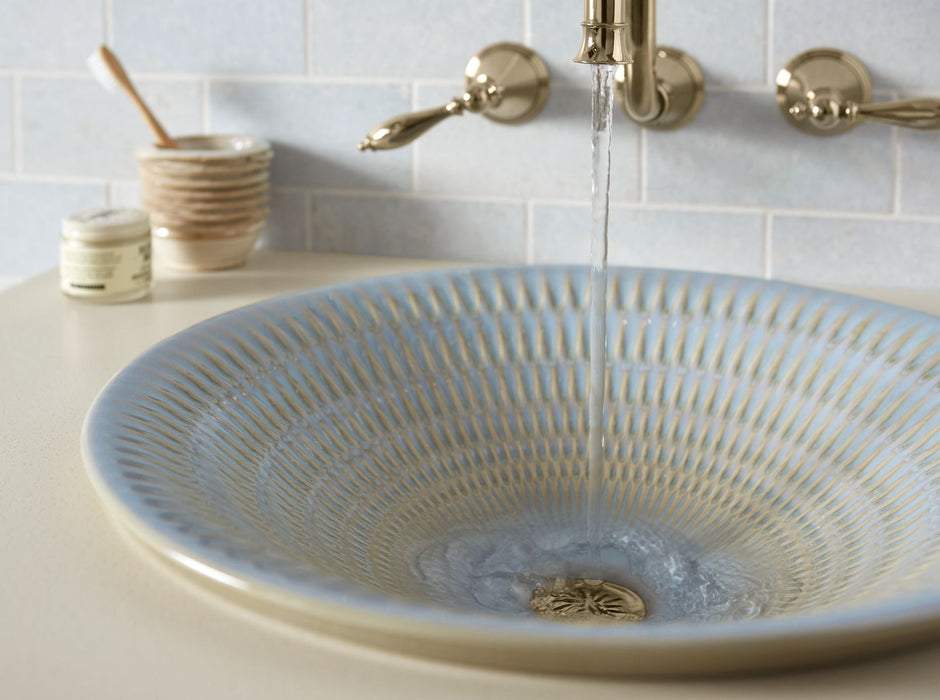 KOHLER Derring 17-3/4" round drop-in bathroom sink, no overflow