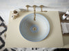KOHLER Derring 17-3/4" round drop-in bathroom sink, no overflow