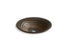KOHLER Derring 17-3/4" round drop-in bathroom sink, no overflow