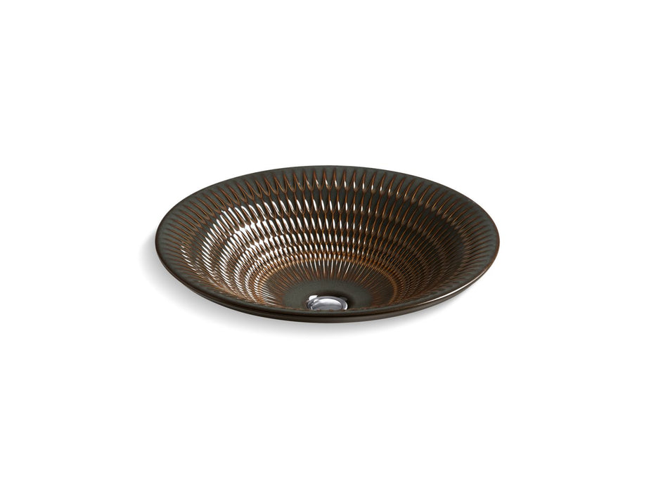 KOHLER Derring 17-3/4" round drop-in bathroom sink, no overflow