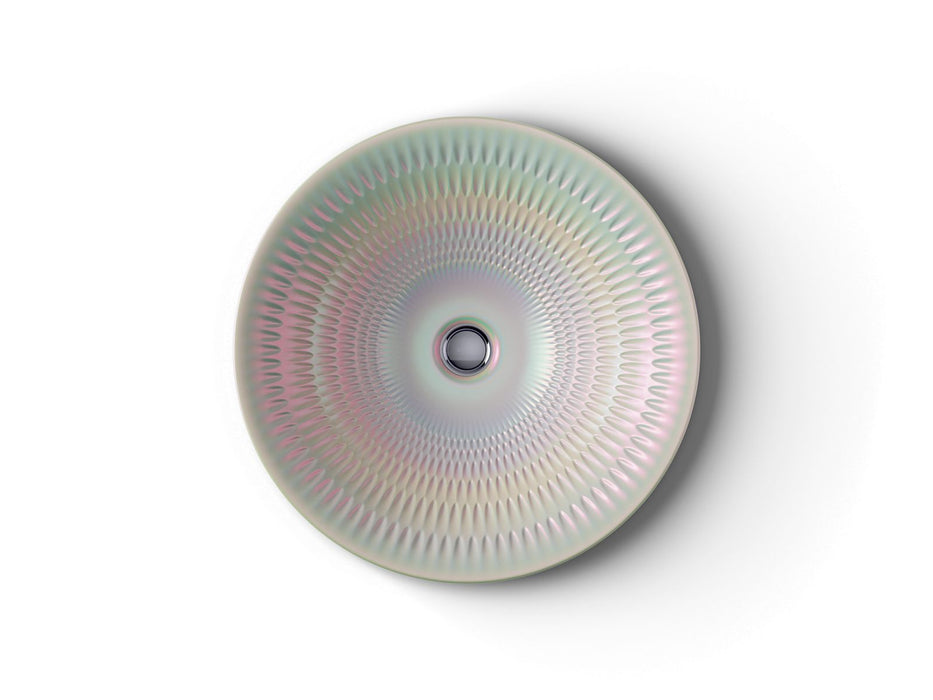 KOHLER Derring 17-3/4" round drop-in bathroom sink, no overflow
