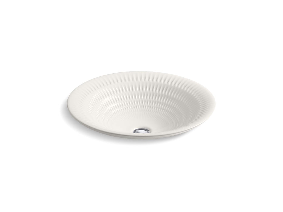 KOHLER Derring 17-3/4" round drop-in bathroom sink, no overflow