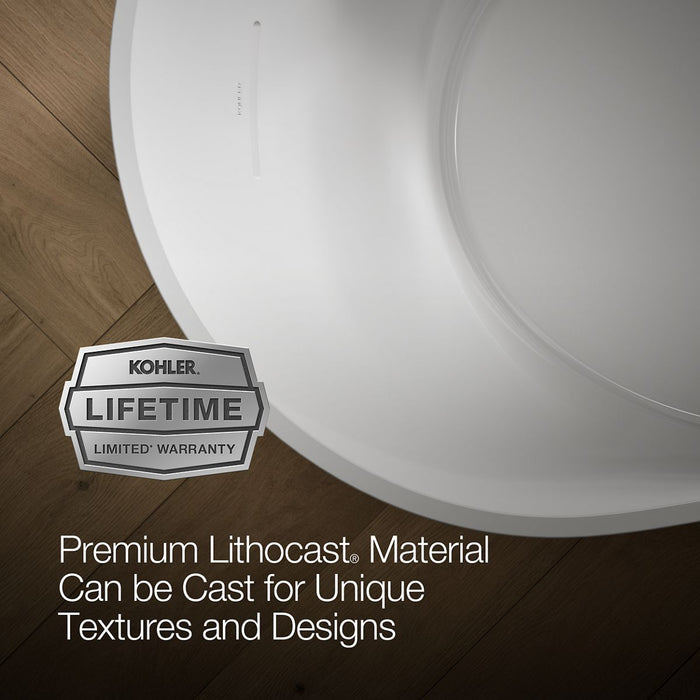 KOHLER K-1800 Abrazo 66" x 31-1/2" freestanding bath