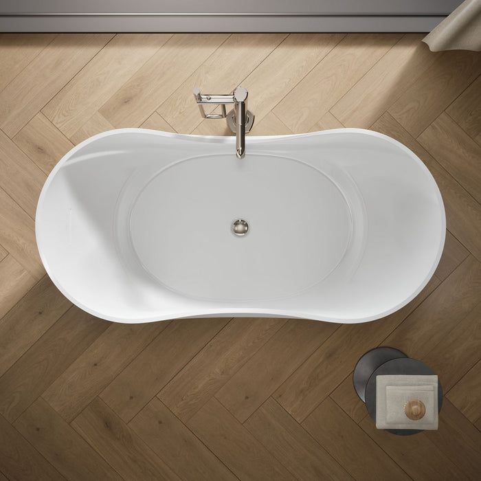 KOHLER K-1800 Abrazo 66" x 31-1/2" freestanding bath