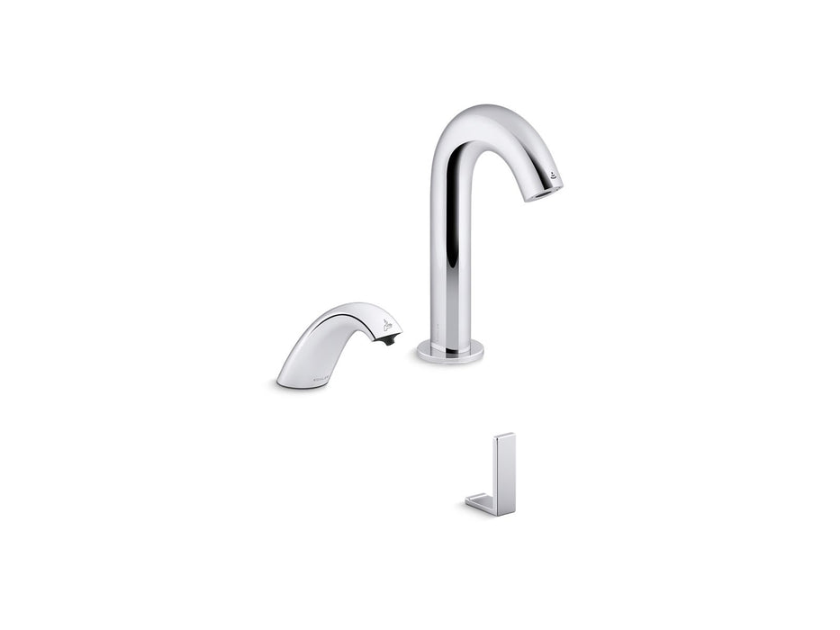 KOHLER K-181029-BB1 Oblo Touchless lavatory faucet and soap dispenser for Constellation lavatory system, 0.5 gpm