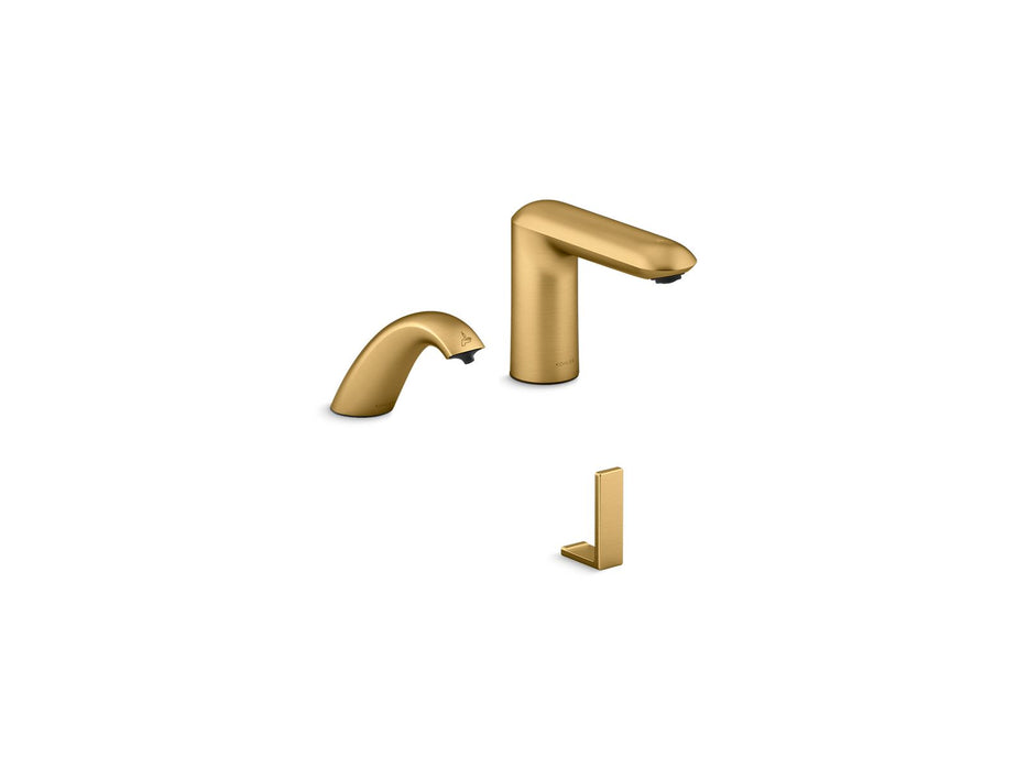 KOHLER K-181029-BK1 Kumin Touchless lavatory faucet and soap dispenser for Constellation lavatory system, 0.5 gpm