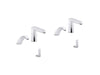 KOHLER K-181030-BK1 Kumin Touchless lavatory faucets and soap dispensers for Constellation lavatory system, 0.5 gpm