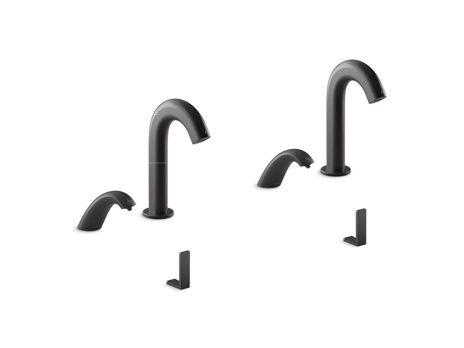 KOHLER K-181030-BB1 Oblo Touchless lavatory faucets and soap dispensers for Constellation lavatory system, 0.5 gpm