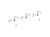KOHLER K-181031-BK1 Kumin Touchless lavatory faucets and soap dispensers for Constellation lavatory system, 0.5 gpm