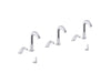 KOHLER K-181031-BB1 Oblo Touchless lavatory faucets and soap dispensers for Constellation lavatory system, 0.5 gpm