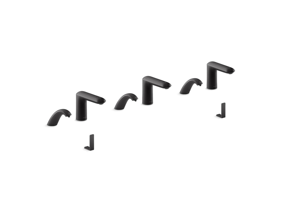 KOHLER K-181031-BK1 Kumin Touchless lavatory faucets and soap dispensers for Constellation lavatory system, 0.5 gpm