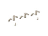 KOHLER K-181031-BK1 Kumin Curve Touchless lavatory faucets and soap dispensers for Constellation lavatory system, 0.5...