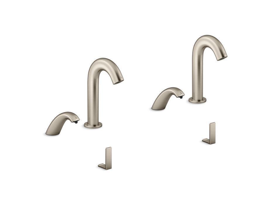 KOHLER K-181032-BB1 Oblo Touchless lavatory faucets and soap dispensers for Constellation lavatory system, 0.5 gpm