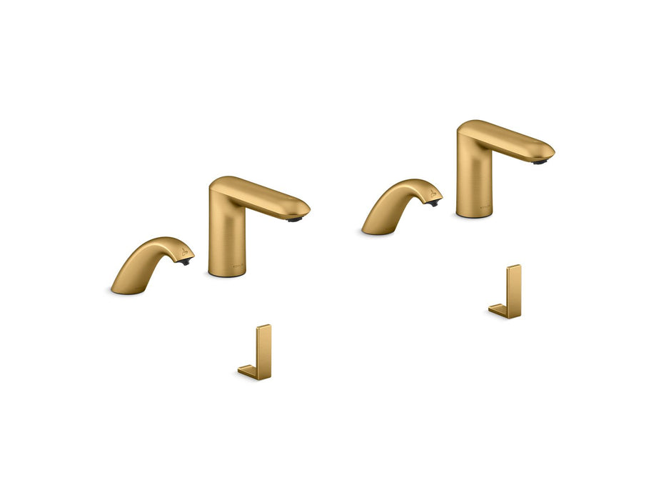 KOHLER K-181032-BK1 Kumin Touchless lavatory faucets and soap dispensers for Constellation lavatory system, 0.5 gpm