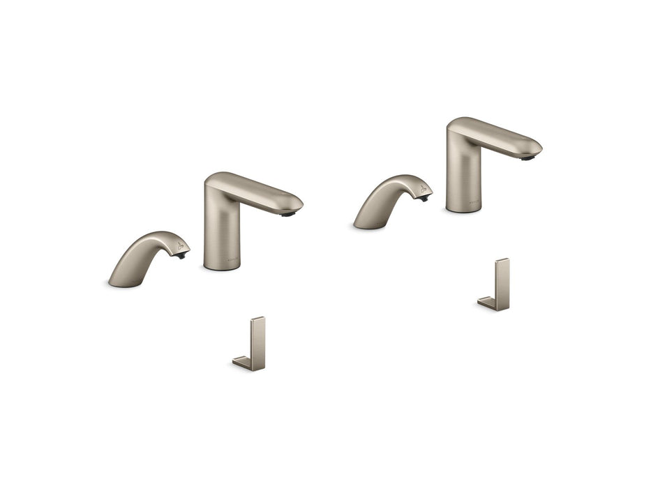 KOHLER K-181032-BK1 Kumin Touchless lavatory faucets and soap dispensers for Constellation lavatory system, 0.5 gpm