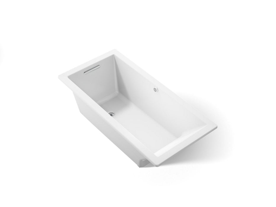 KOHLER K-1821-W1 Underscore 66" x 32" drop-in bath with Bask heated surface