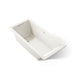 KOHLER K-1821-W1 Underscore 66" x 32" drop-in bath with Bask heated surface, biscuit - view 5