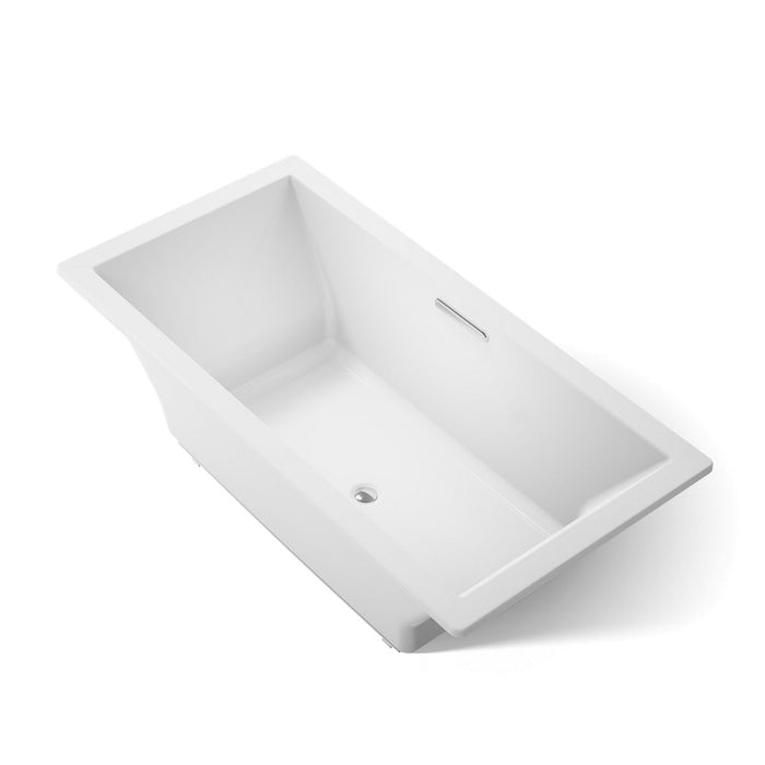 KOHLER K-1834 Underscore 72" x 36" drop-in bath, white - view 5