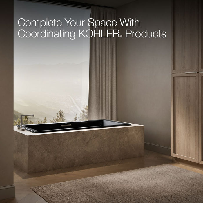 KOHLER Underscore 72" x 36" drop-in bath with Bask heated surface