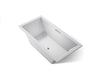 KOHLER Underscore 72" x 36" drop-in bath with Bask heated surface