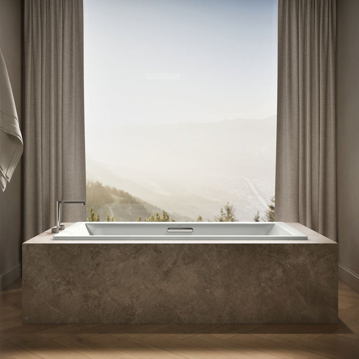 KOHLER Underscore 72" x 36" drop-in bath with Bask heated surface
