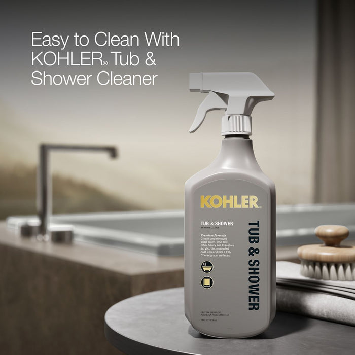 KOHLER Underscore 72" x 36" drop-in bath with Bask heated surface