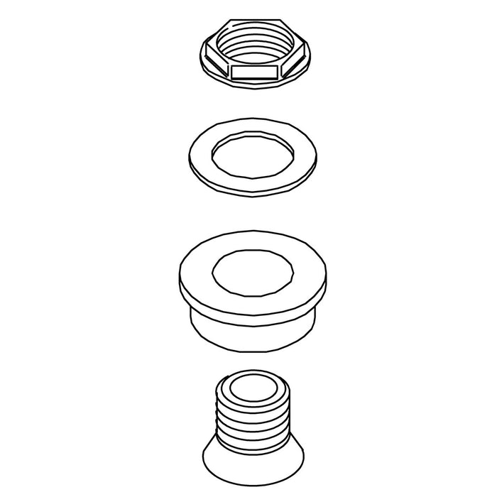 KOHLER K-18357 Closet Spud Assy, 1 1/2
