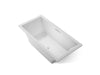 KOHLER Underscore 72" x 36" drop-in Heated BubbleMassage air bath
